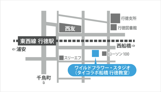 行徳教室の地図